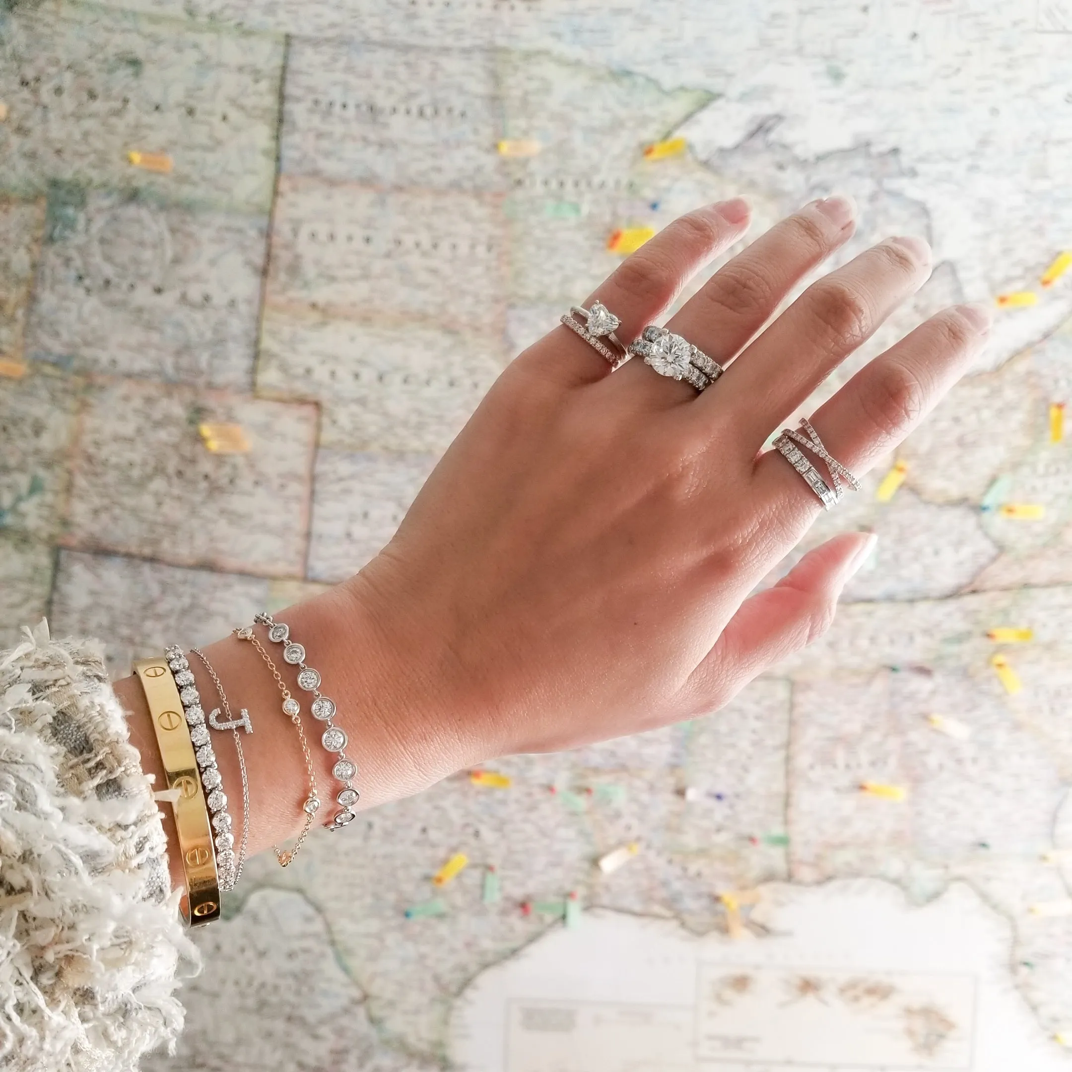 French Pave Anniversary Band