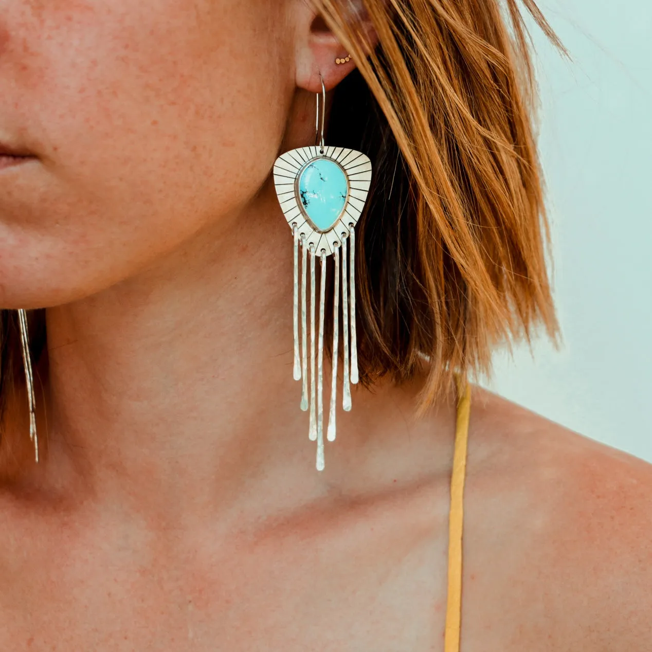 Fringe Dusters - Golden Hills Turquoise #1
