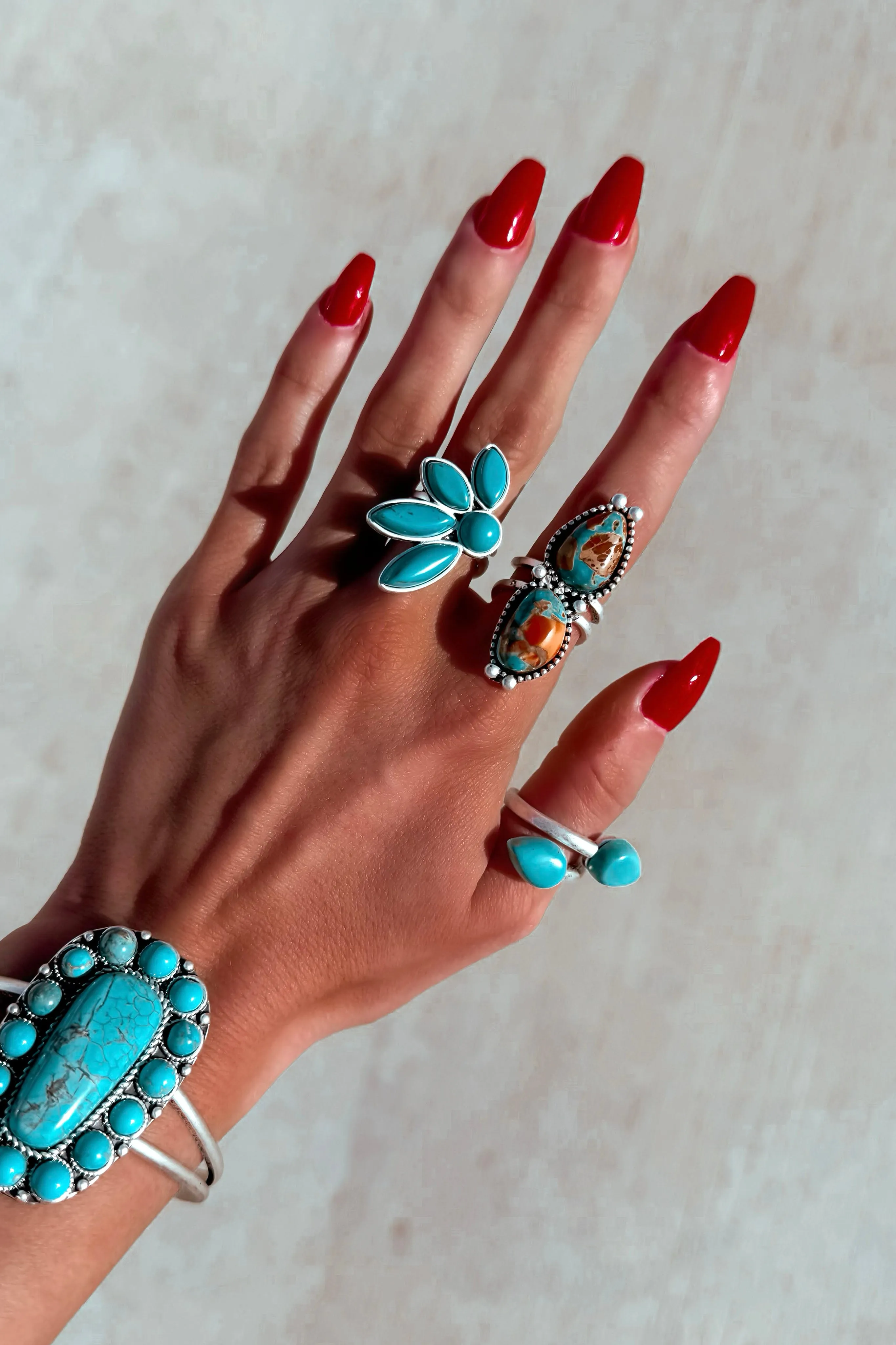 Gemma Turquoise Rings *Sold separately*