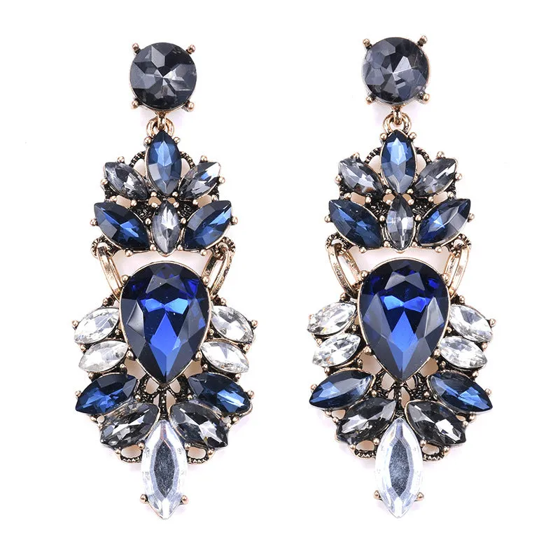 Gemstone Drop Earrings