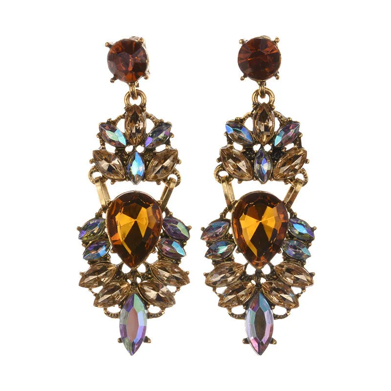 Gemstone Drop Earrings
