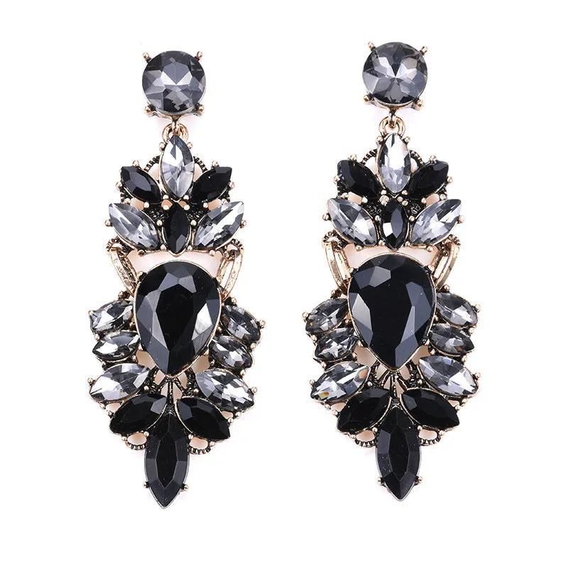 Gemstone Drop Earrings
