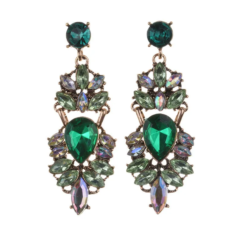 Gemstone Drop Earrings