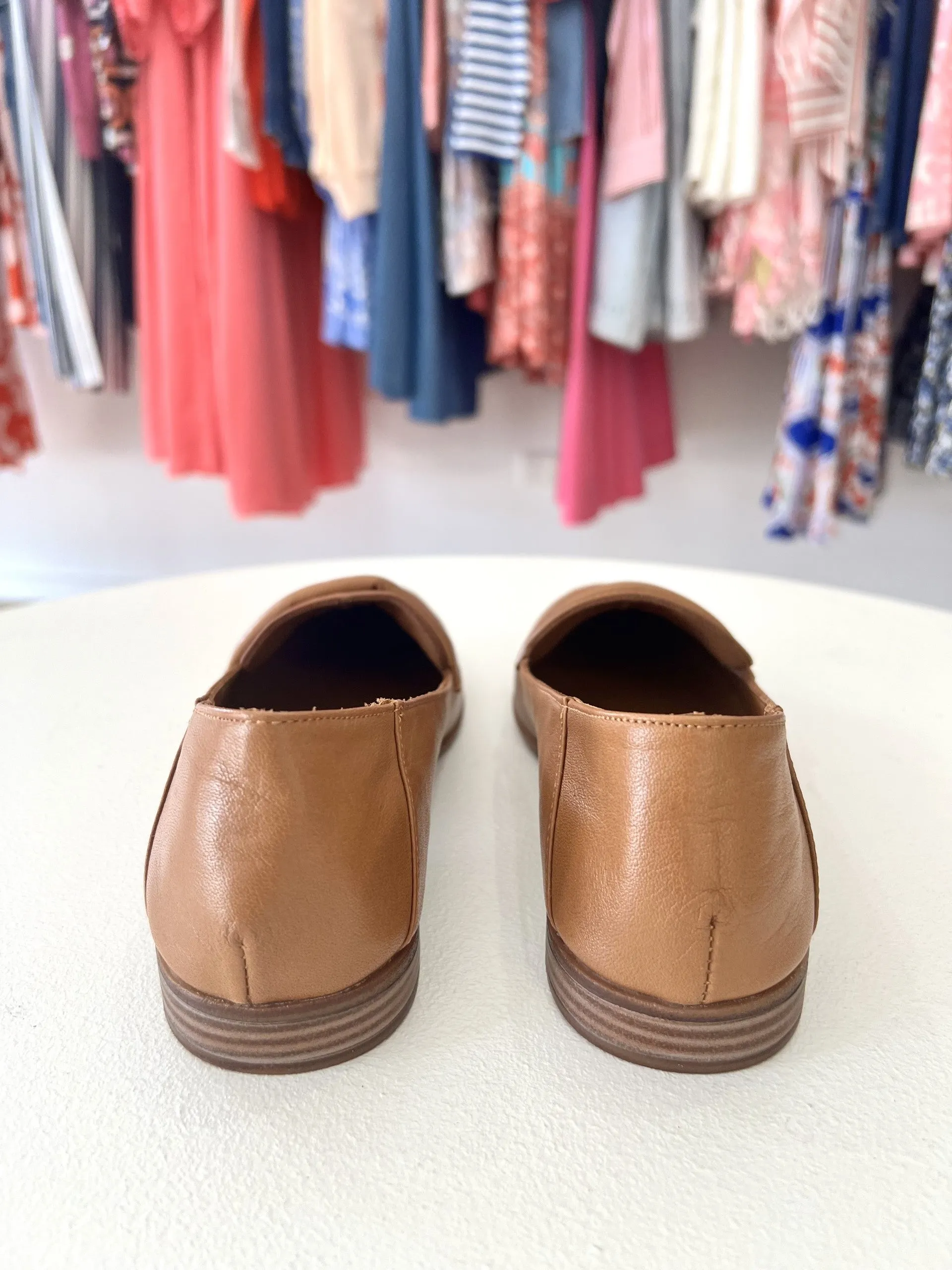 GENOA LEATHER LOAFER || TAN