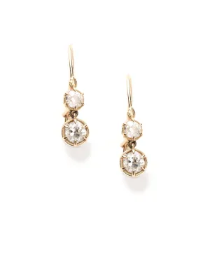 Georgian Leaf Drop Earrings