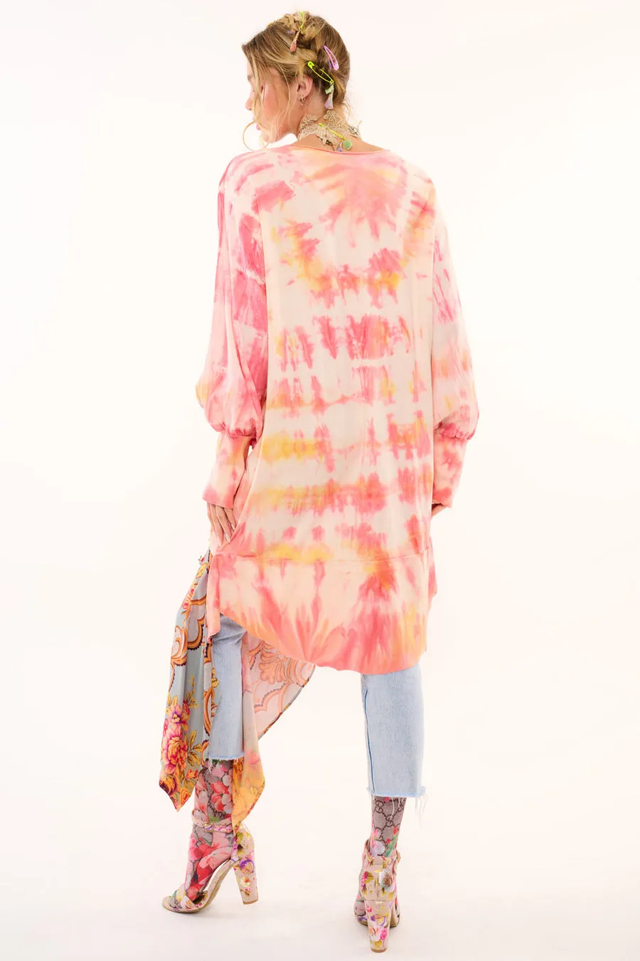 Gianni Vintage Sunset Wash Top by Arattta