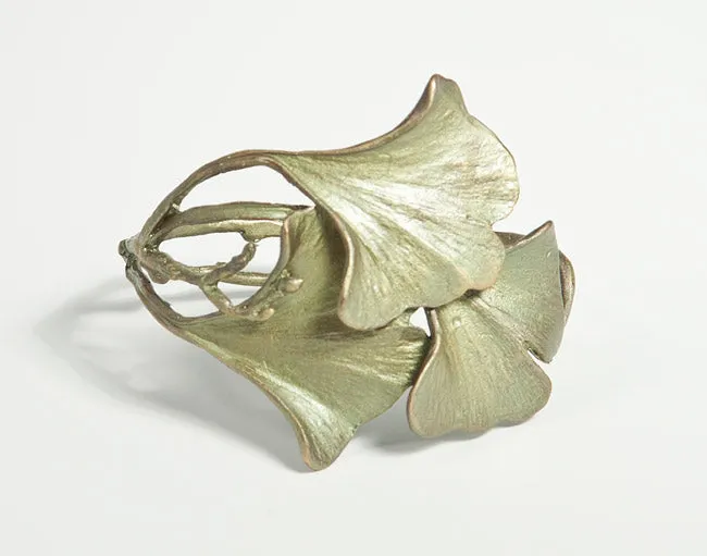 Ginkgo Cuff Bracelet