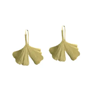 Ginkgo Drop Earrings