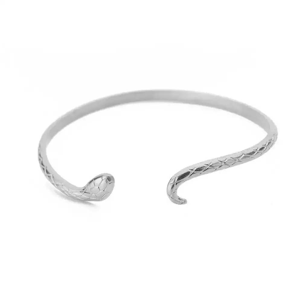 Gold-Plated Stainless Steel Cuff Bracelet for Women