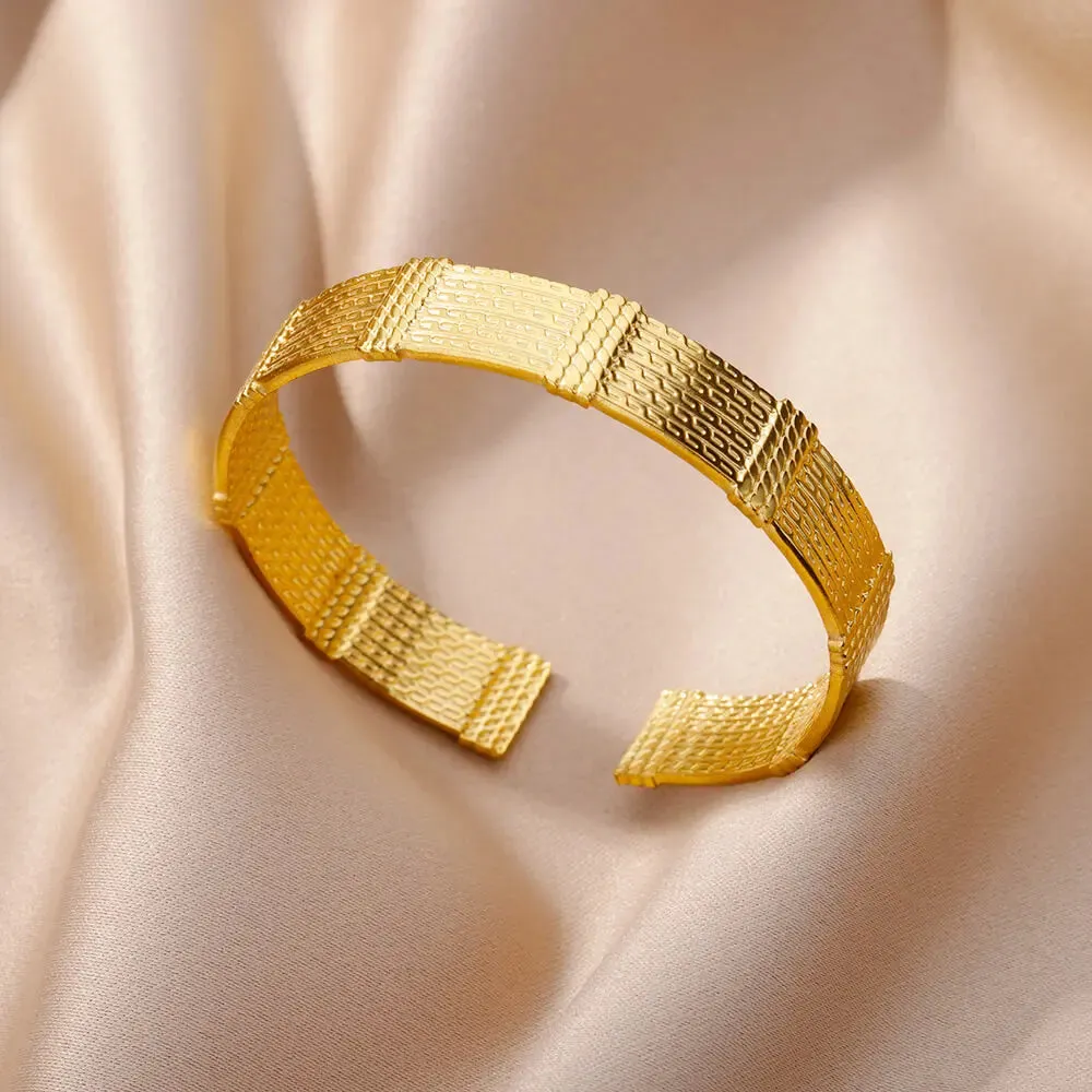 Gold-Plated Stainless Steel Women's Bracelet
