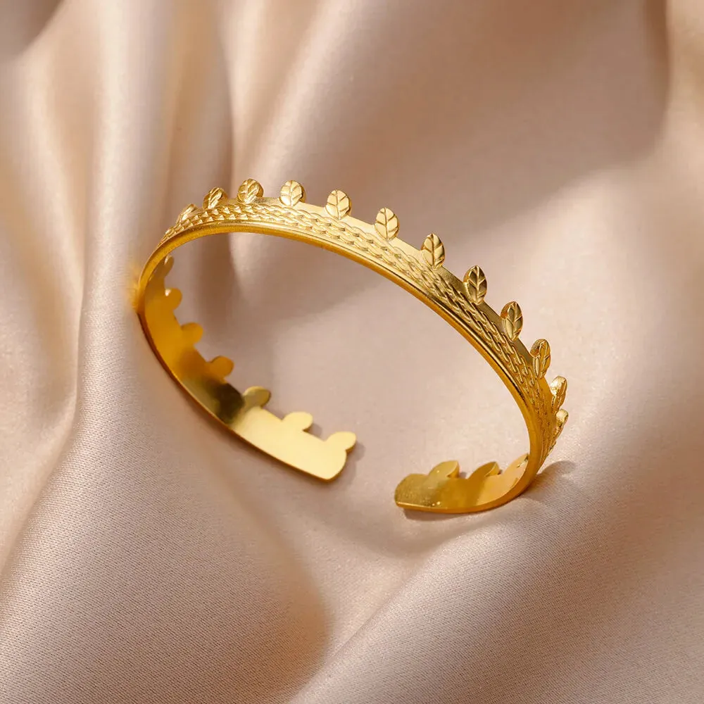 Gold-Plated Stainless Steel Women's Bracelet
