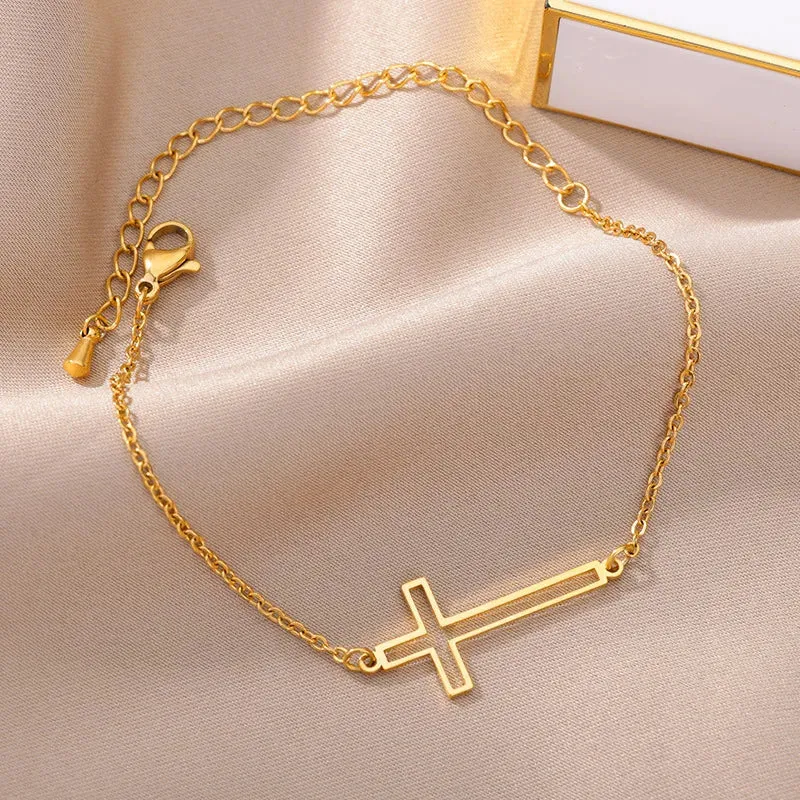 Gold-Plated Stainless Steel Women's Bracelet