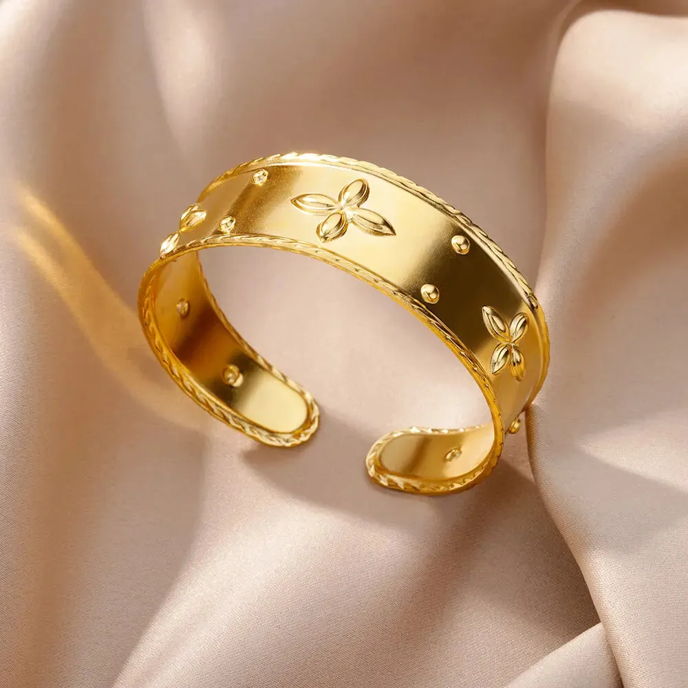 Gold-Plated Stainless Steel Women's Bracelet