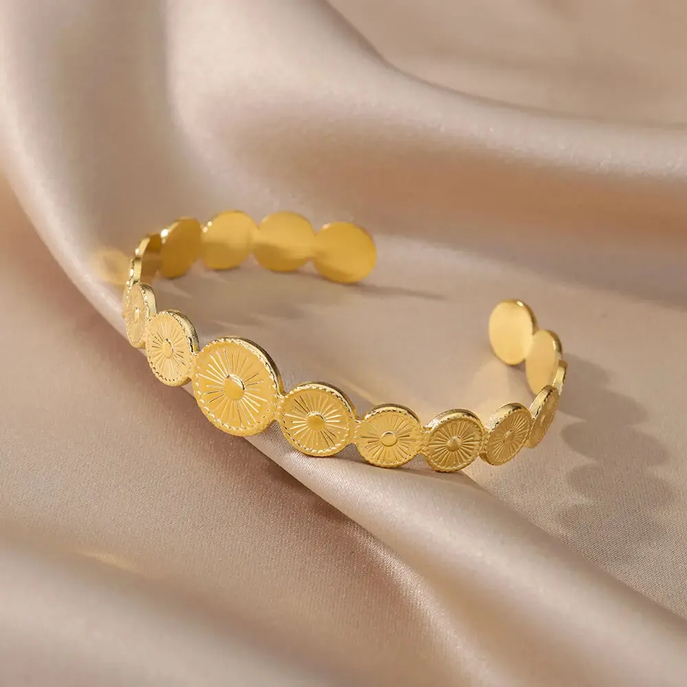 Gold-Plated Stainless Steel Women's Bracelet