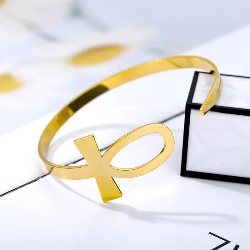 Gold-Plated Stainless Steel Women's Bracelet