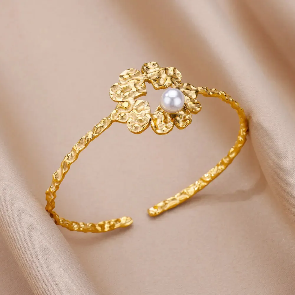 Gold-Plated Stainless Steel Women's Bracelet