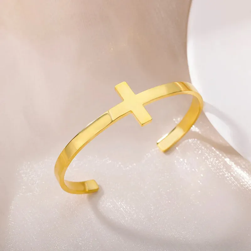 Gold-Plated Stainless Steel Women's Bracelet
