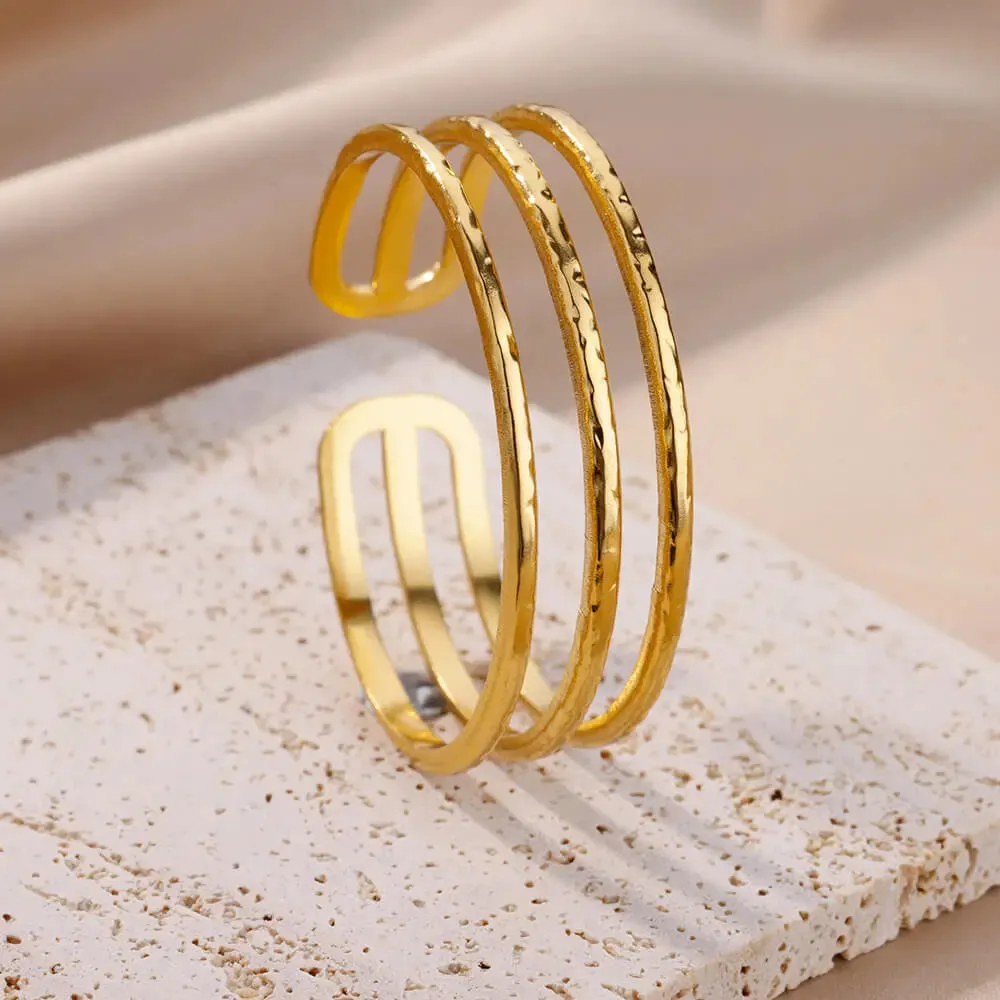 Gold-Plated Stainless Steel Women's Bracelet