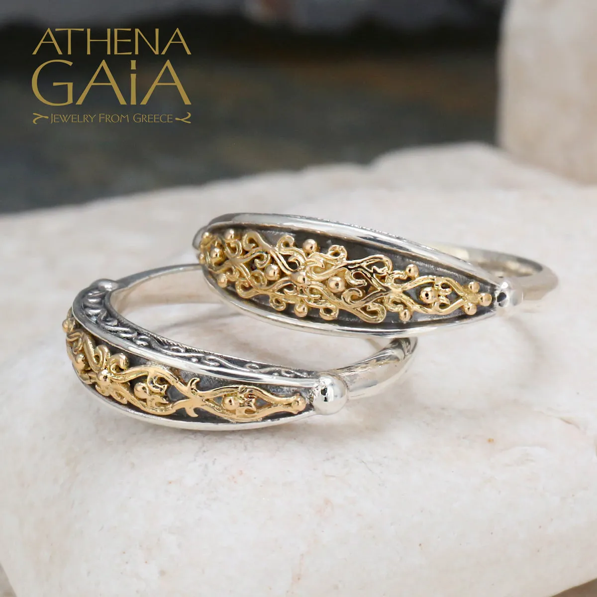 Gold Vine Band Ring