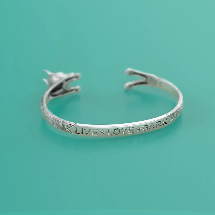 Golden Retriever Breed Jewelry Cuddle Cuff Bracelet