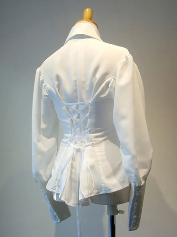 Gothic Lolita Blouses Black Long Sleeves Ruffles Lolita Top Lolita Shirt