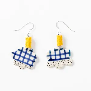HALFY EARRINGS - BLUE
