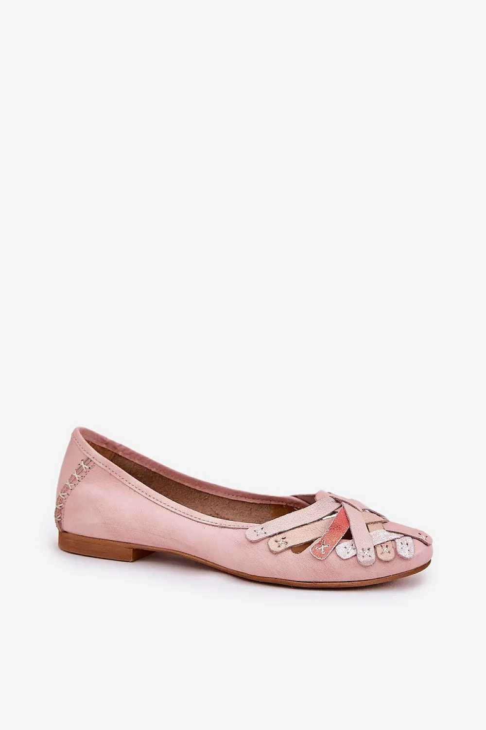 Handmade Ballet flats with delicate heel