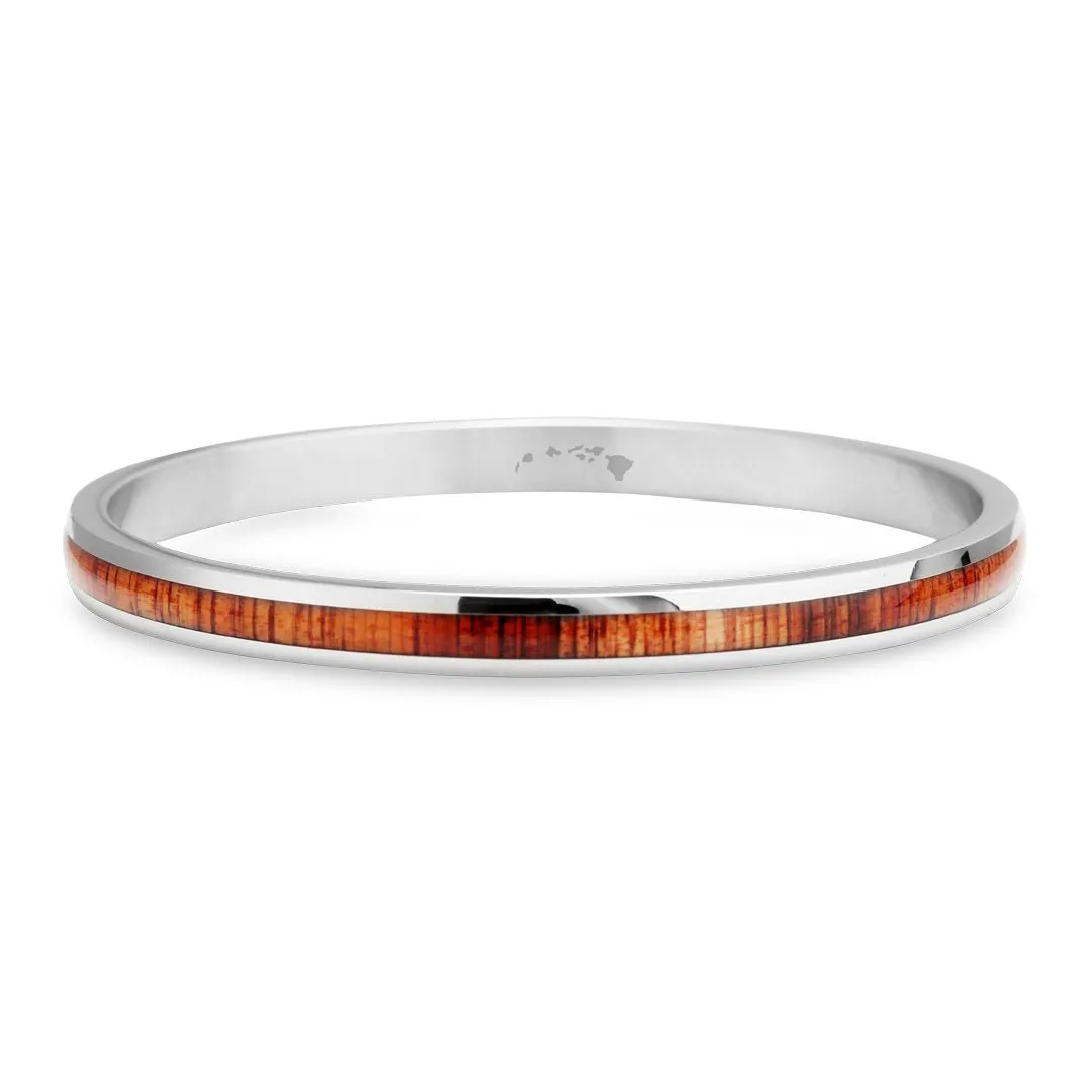 Hawaiian Koa Wood Bangle Bracelet