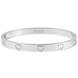 HEART BANGLE SILVER