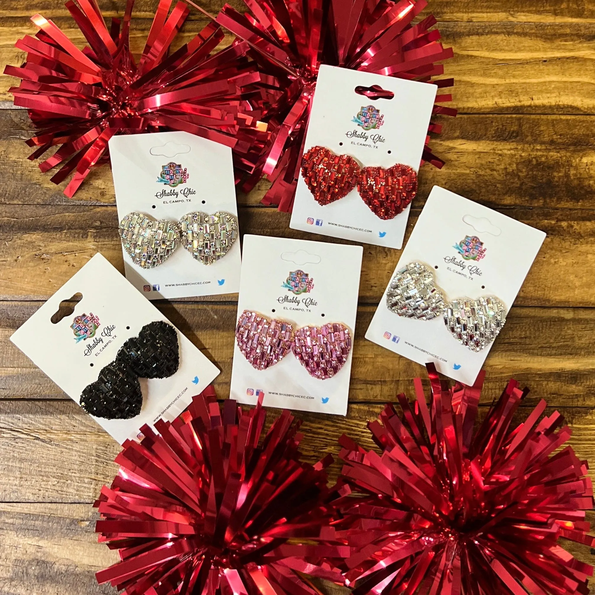 Heart on Fire Earrings