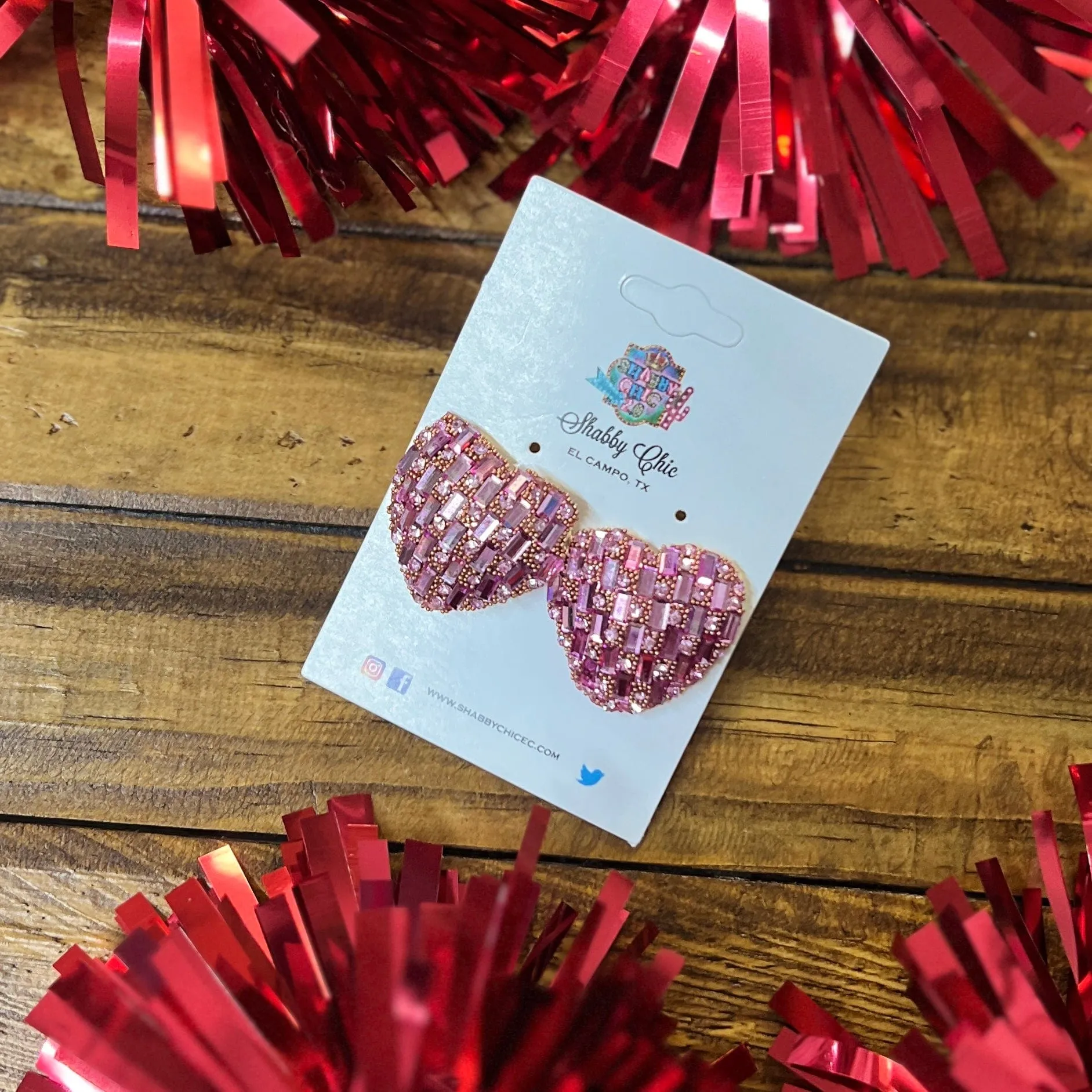 Heart on Fire Earrings