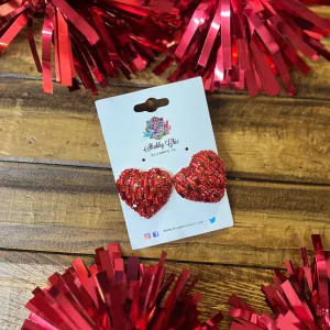 Heart on Fire Earrings