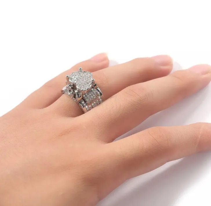 Heart Ring | Heart Shaped Ring | Heart Shape Ring | Diamond Heart Ring | Heart Ring with Diamonds | Engagement Ring | Ring for girlfriend