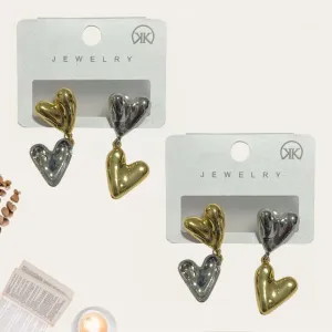 Heart Stud 4 Earrings