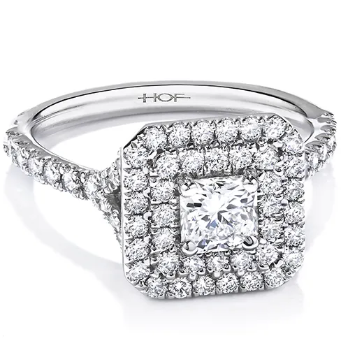 Hearts On Fire Transcend Double Halo Dream Engagement Ring