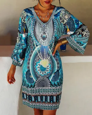Hella® | Boho Dress With Long Sleeves