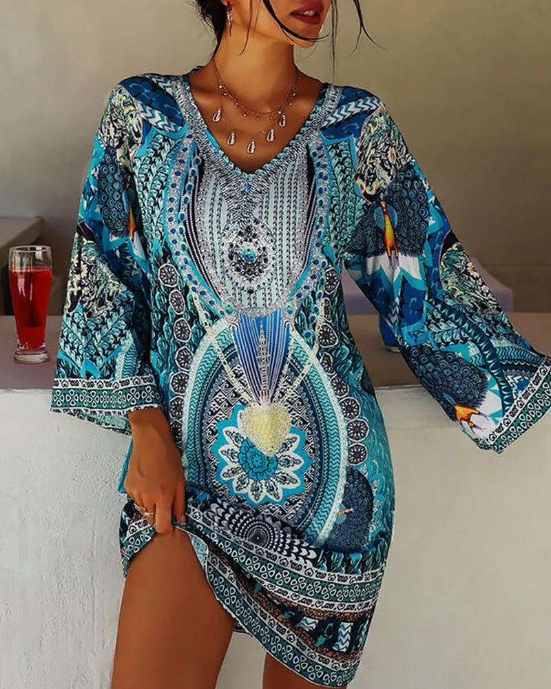 Hella® | Boho Dress With Long Sleeves