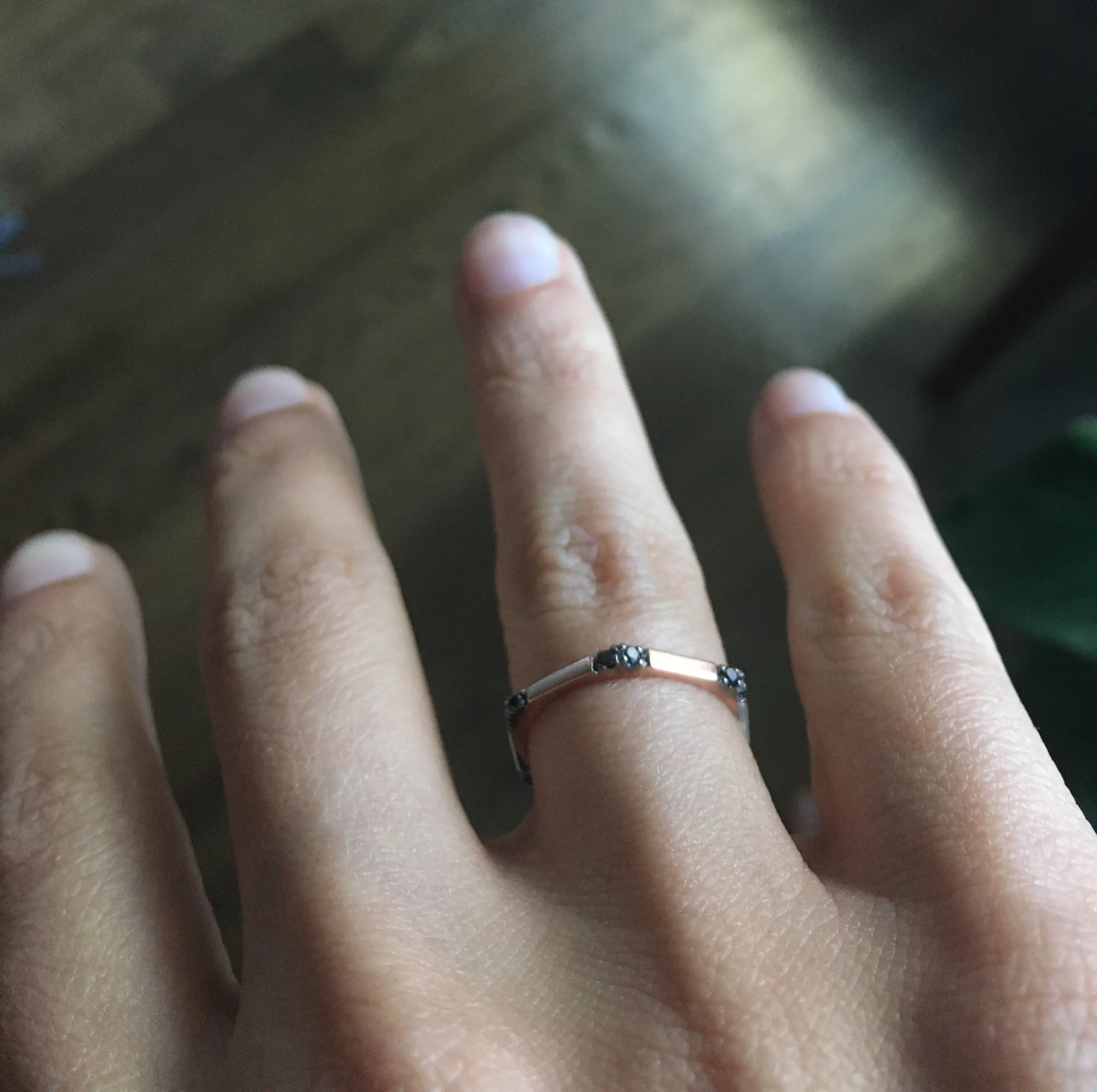 Hex Ring II | Black Diamonds