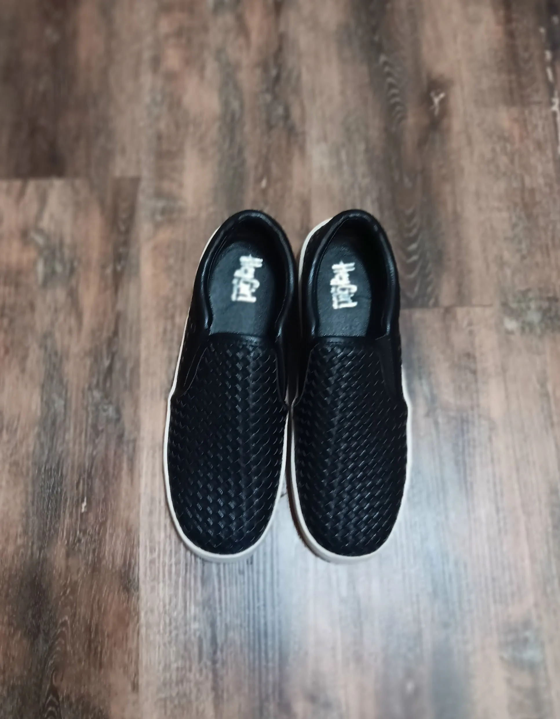 I'm Weaving Black Loafers