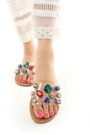 INFINITY STONE SLIDES-CLEAR