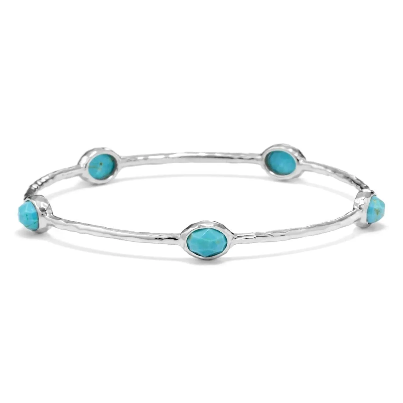 Ippolita Sterling Rock Candy 5 Turquoise Bangle