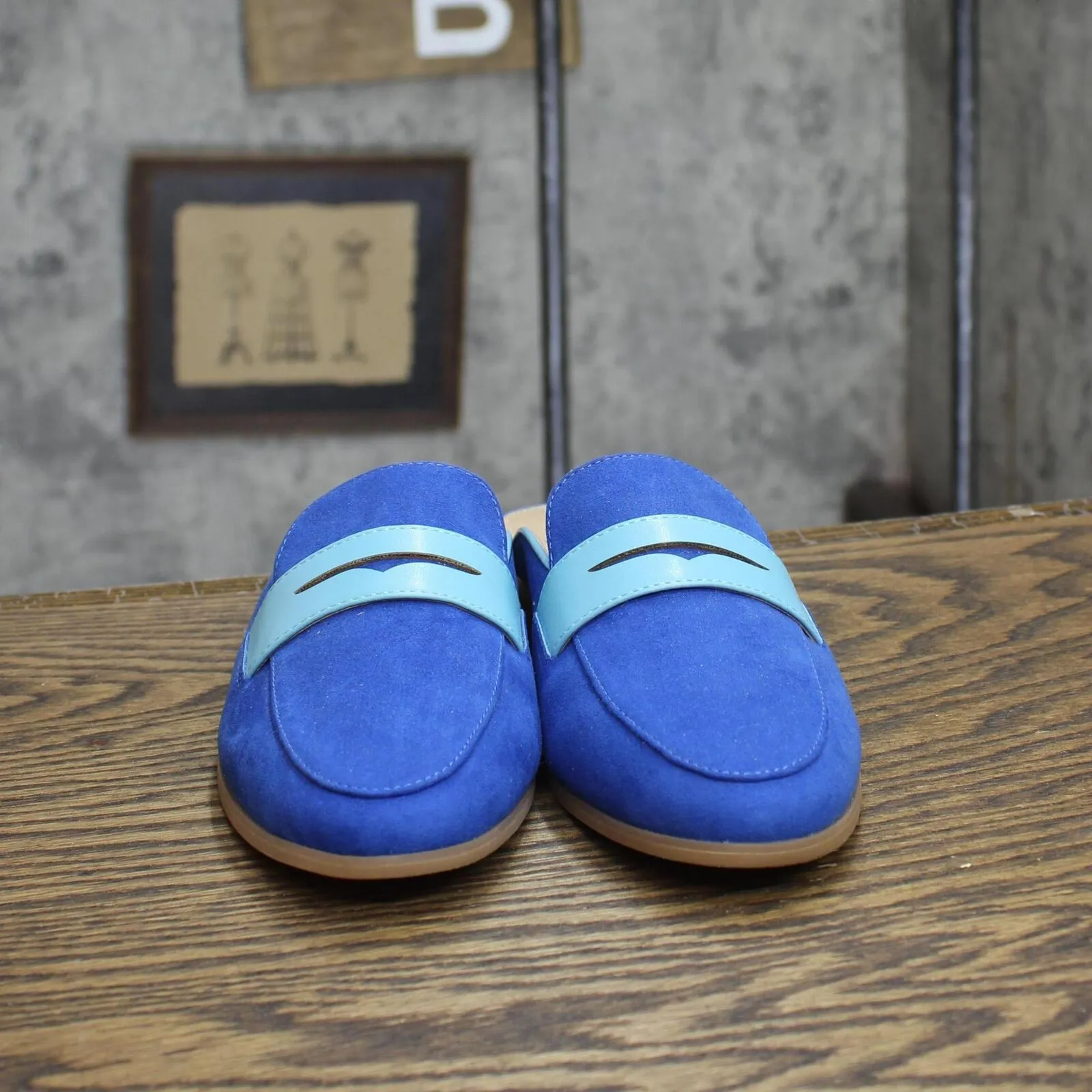 Isaac Mizrahi Live! Womens Always Issac Slip On Flats 1674024e80ad22 Blue 6.5M