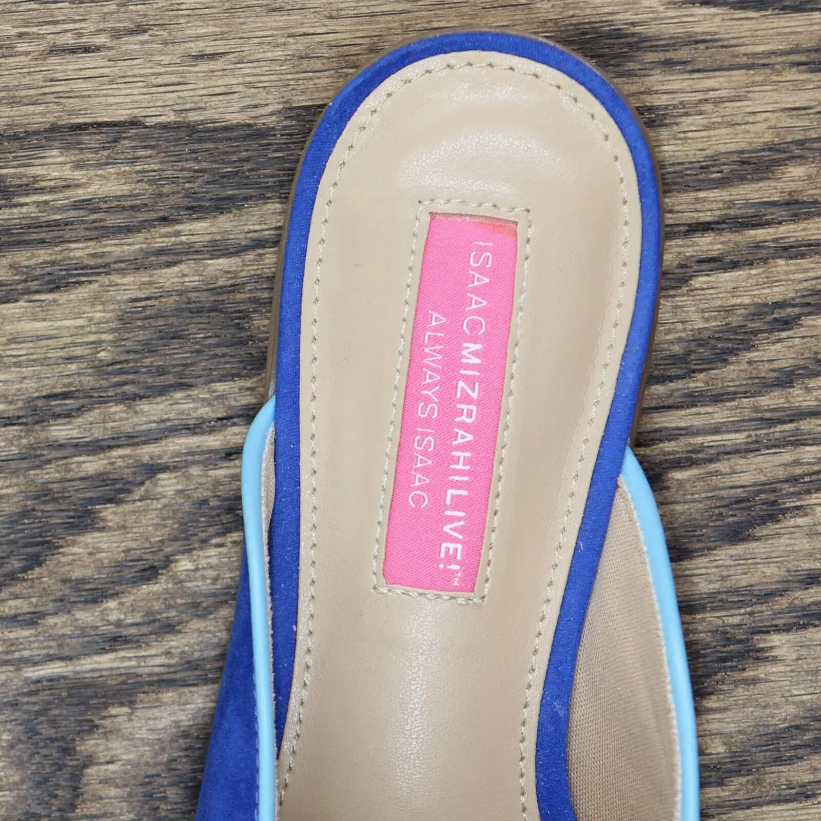 Isaac Mizrahi Live! Womens Always Issac Slip On Flats 1674024e80ad22 Blue 6.5M