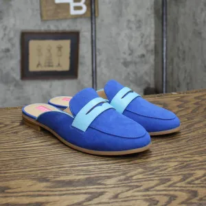 Isaac Mizrahi Live! Womens Always Issac Slip On Flats 1674024e80ad22 Blue 6.5M