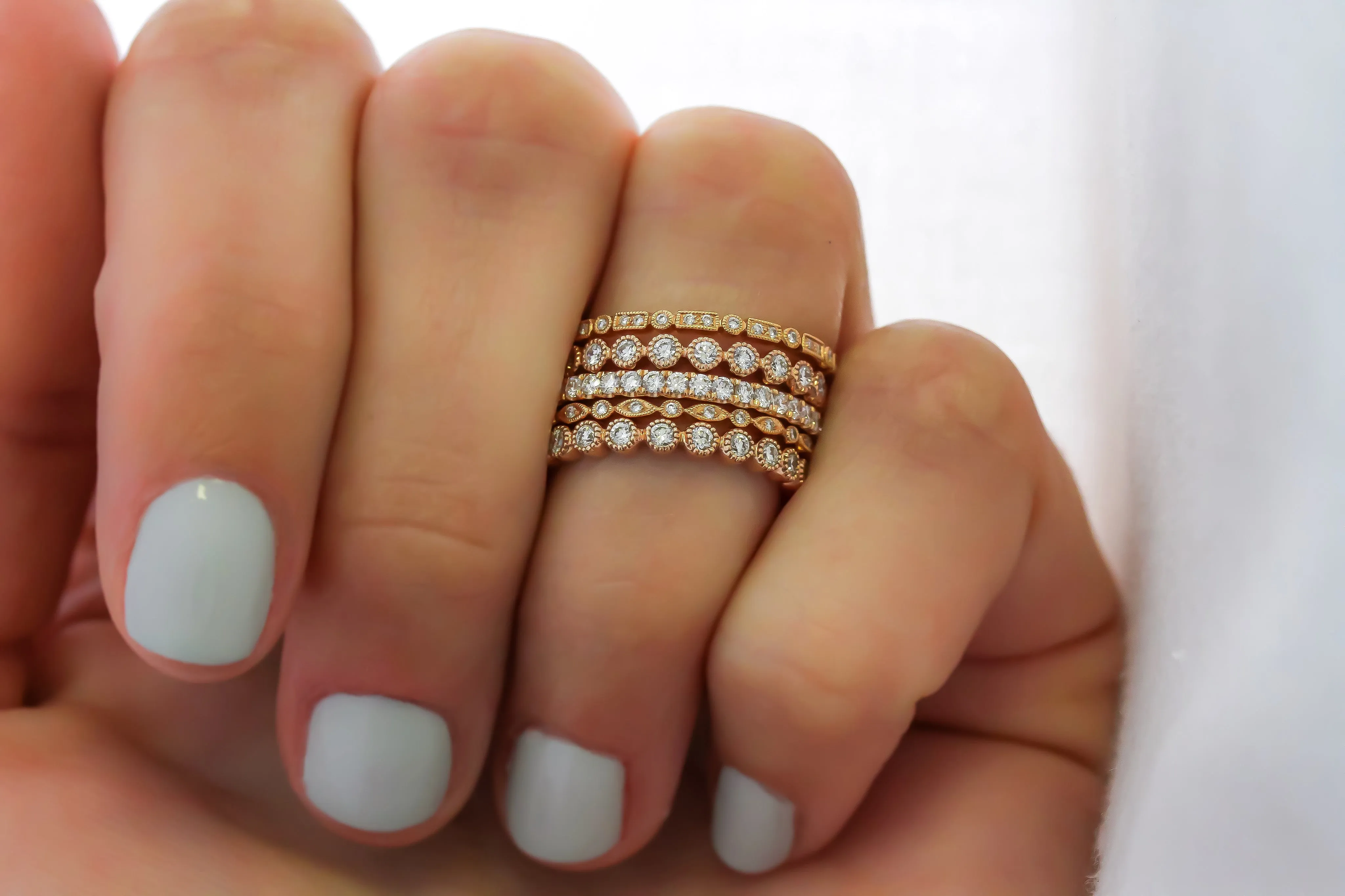 'Ivy St.' Ring Stack
