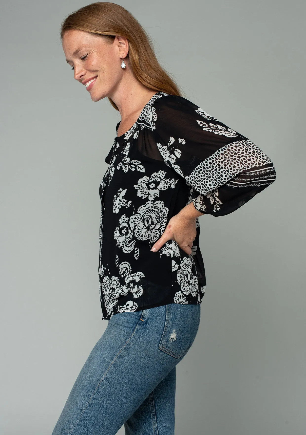 Jamila Button Up Blouse
