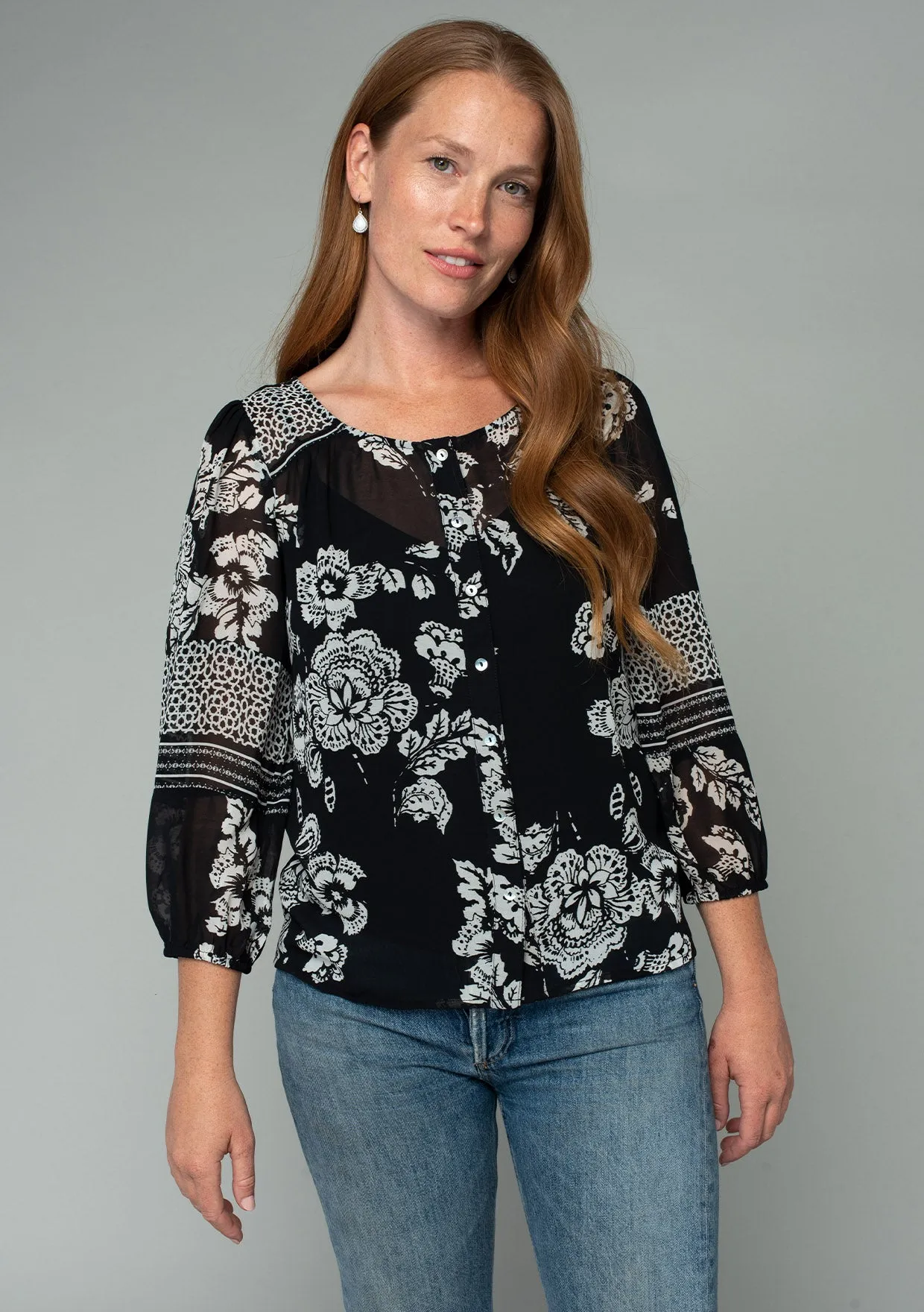Jamila Button Up Blouse