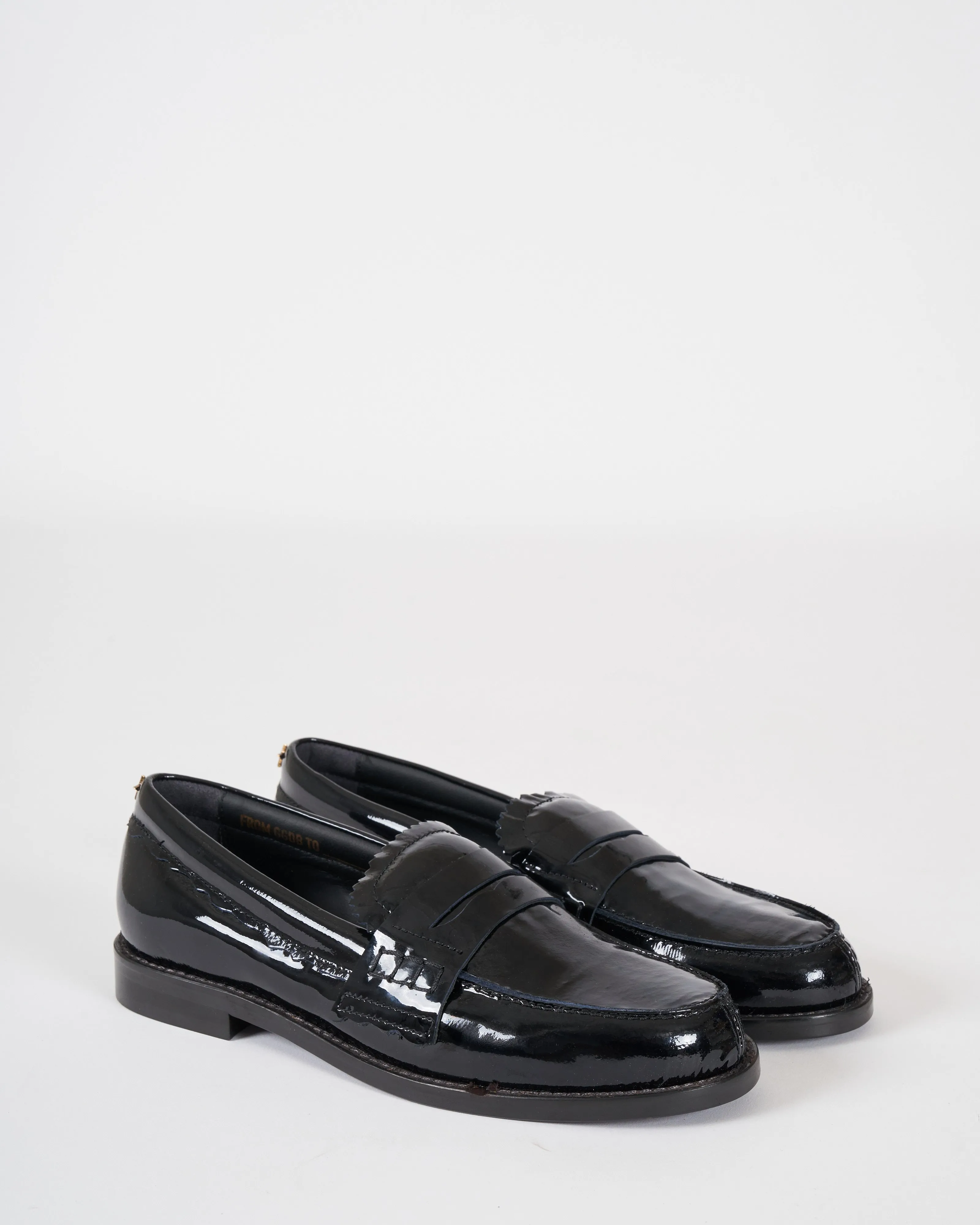 jerry mocassino patent upper - black