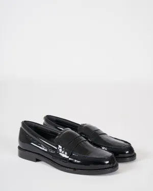 jerry mocassino patent upper - black