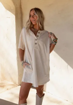 Jodi Tunic Dress - Oatmeal